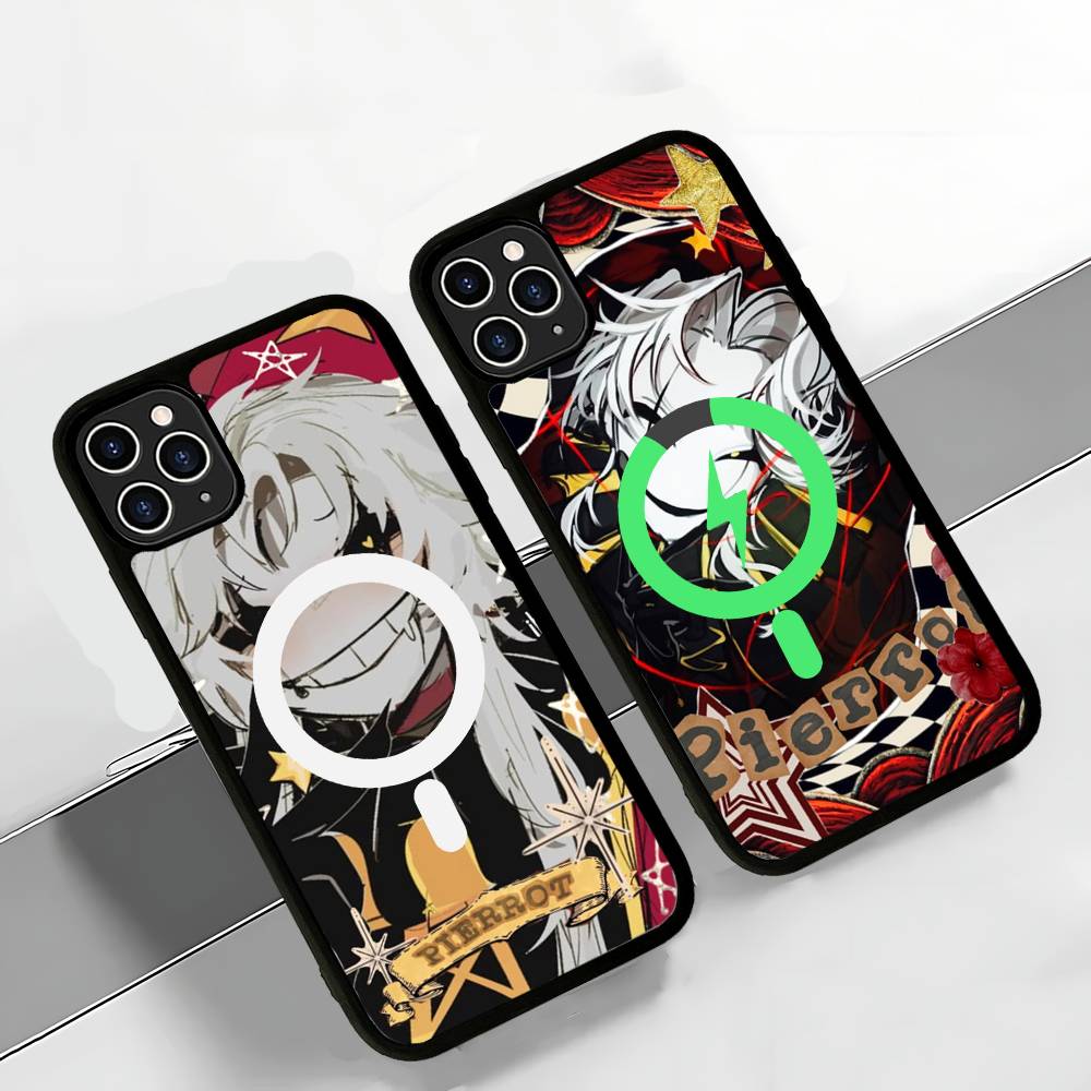 Pierrot The Freak Circus Funny Game Magnetic Case For IPhone 17 16 14 13 12 11 15 Pro Max Plus Wireless Charge Phone Cover