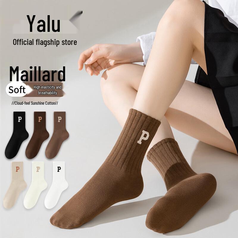 Yalu Women s Warm Mid-Calf Cotton Socks