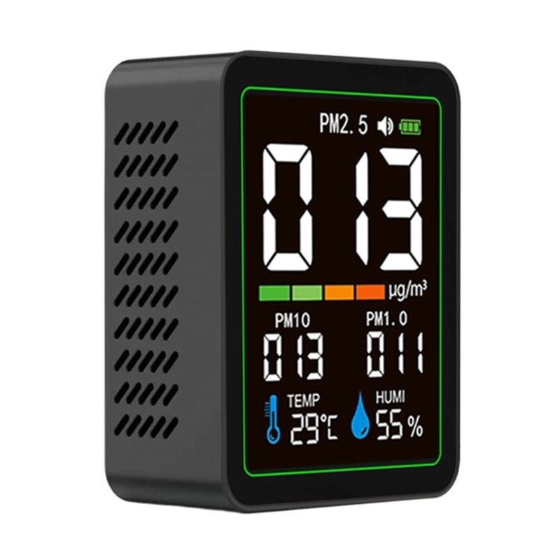 Multifunction Air Quality Tster for PM2.5 PM10 PM1.0 Temperature Humidity Detection Digital Screen Efficient Performances