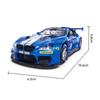 1/32 BMW M6 GT3 Rally Car Alloy Model Car Toy Diecasts Casting Sound and Light Car Toys for Children Vehicle