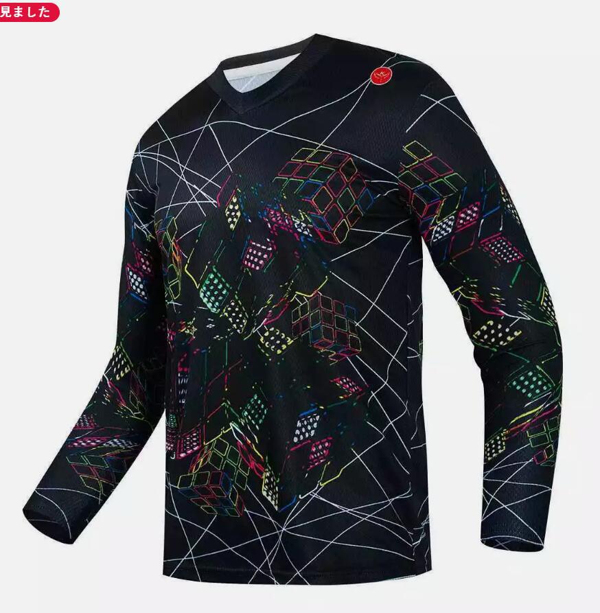 Downhill wear, mountain off-road motorcycle racing suit, outdoor cycling sports sportswear, men's cycling wear, and various personalized tops