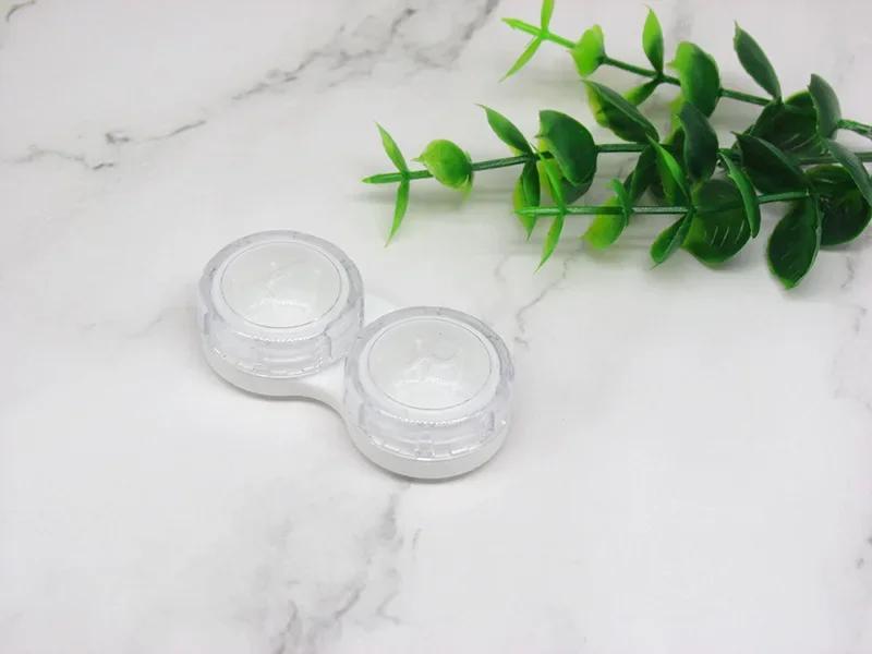 1pc Contact Lens Case Container Accessories Contact Lens Box Contact Lenses Tweezers Suction Stick Eyes Care Tool Kit Case