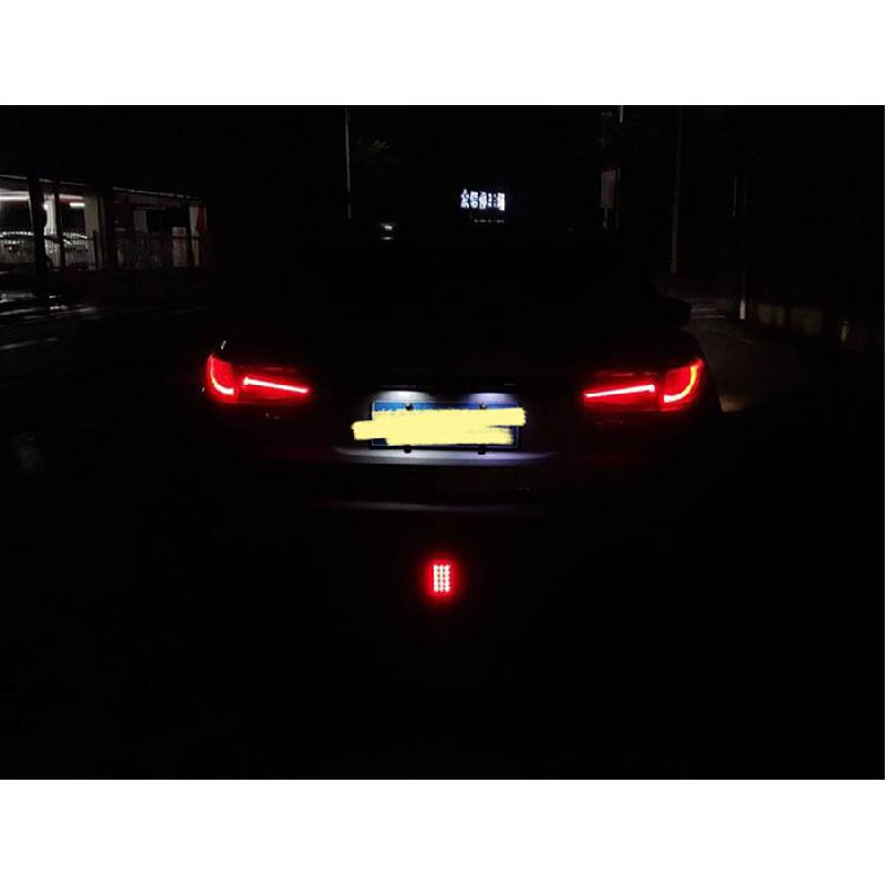 Red Rear Brake Light With 15 Leds For Racing Cars, Motorcycles And Automobiles