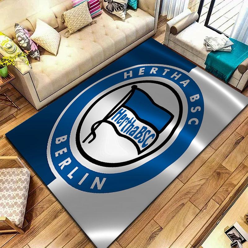 Hertha BSC Carpet Rug for Living Room Bedroom Home Sofa Decoration,Kids play Non-slip Floor Mat