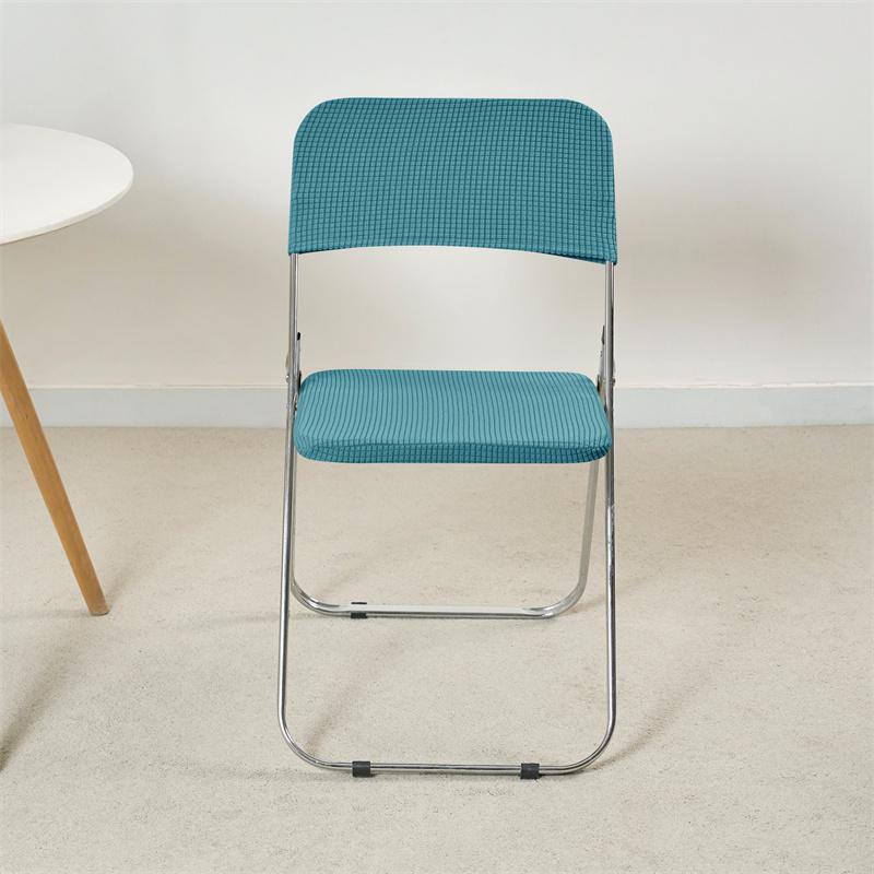 Stretch Party Banquet Chair Covers Polar Fleece Folding Chair Cover for Wedding 2pcs/set Spandex Dining Room Chairs Slipcovers