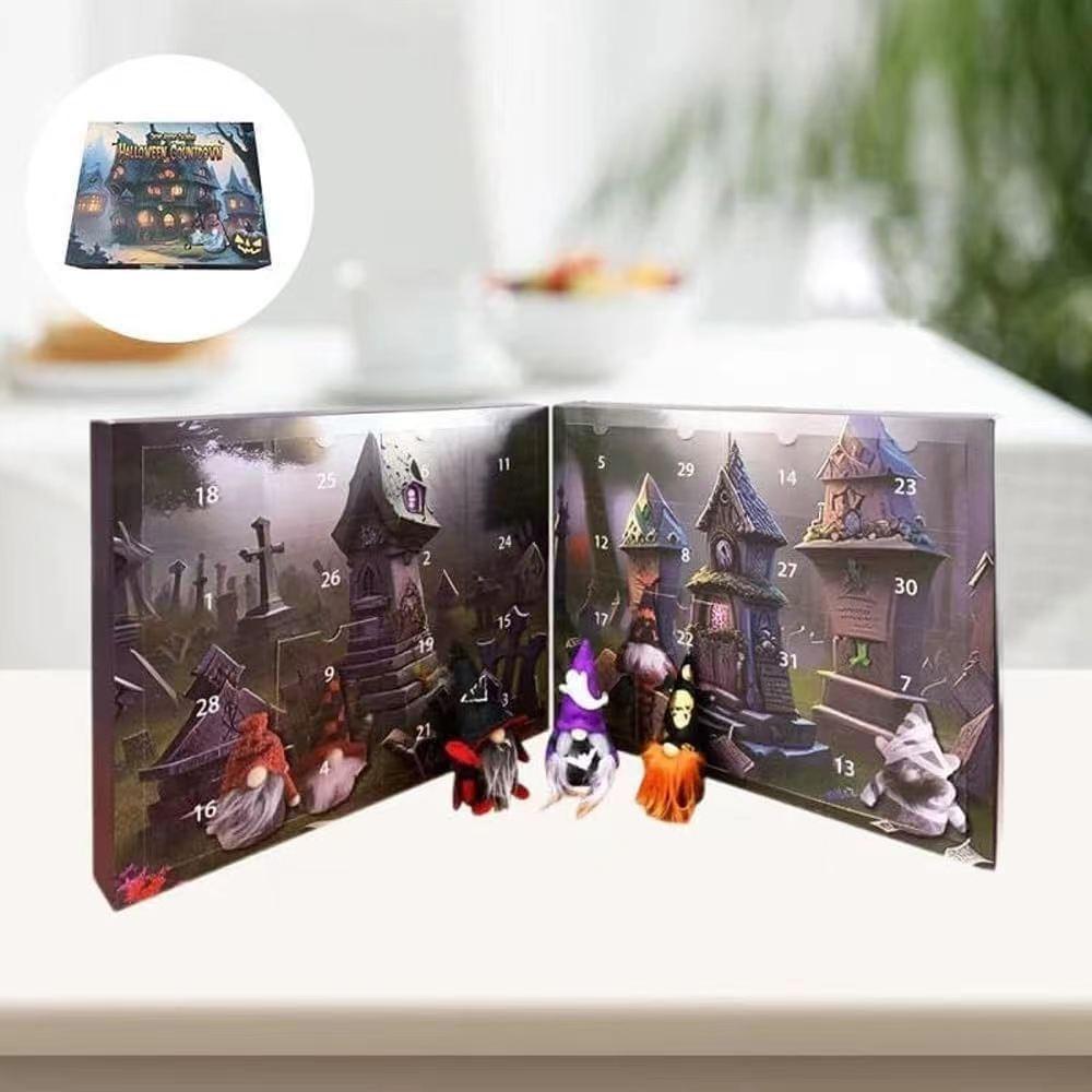 Festive Gnome Halloween Advent Calendar Paper Puzzle Box Ideal For Creative Diy Fun