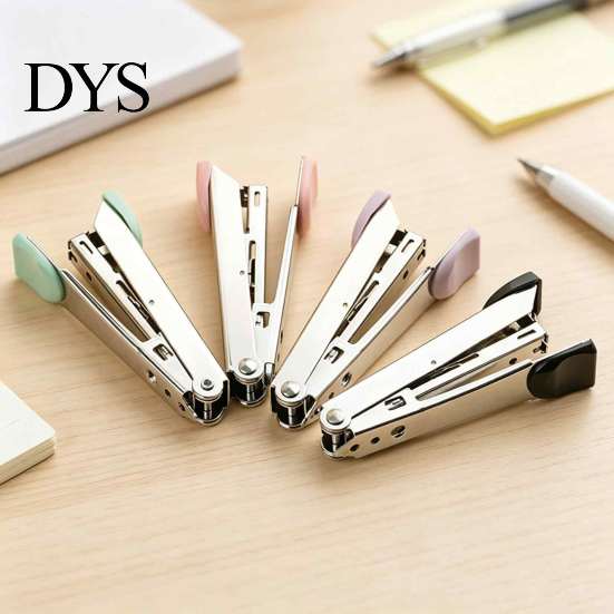 Lightweight School Supplies Portable Handheld Stapler, Metal Ergonomic Binding Tool, Compact Stapling Tool for Office And Documents Machine