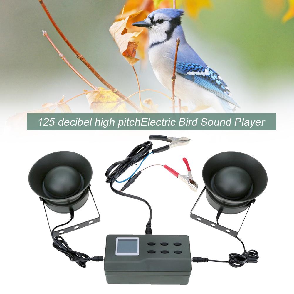 CP390 Doppelter 35W Außenlautsprecher Elektrischer Vogelstimmen-Player MP3-Sprachlautsprecher mit Timing