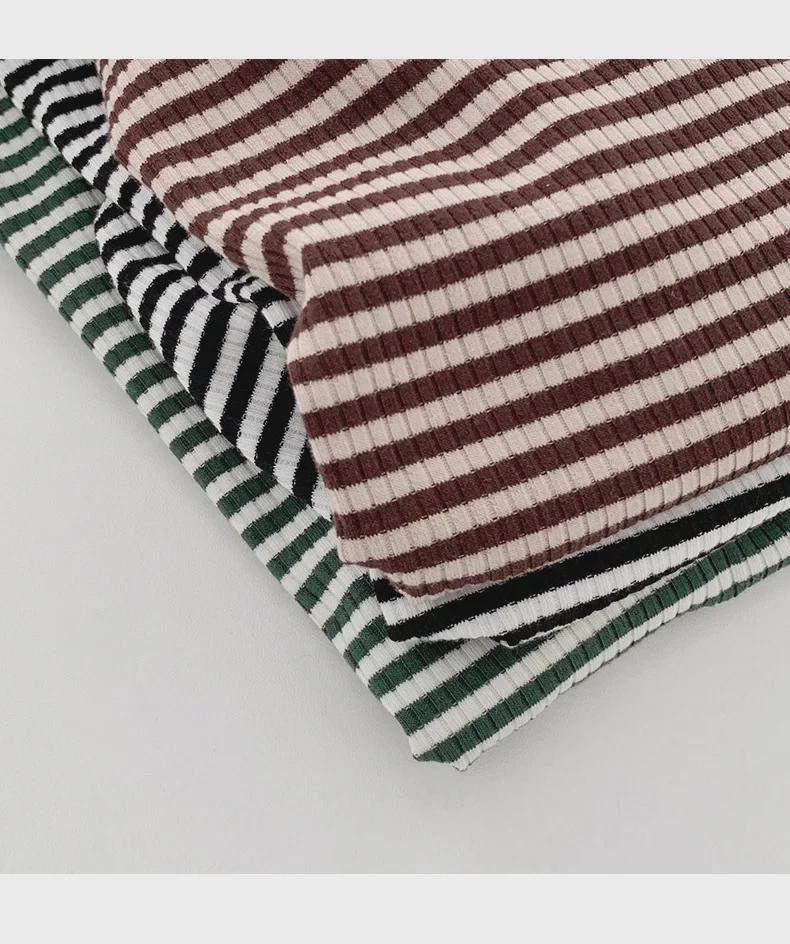 Women's Loose-Fit Striped Short-Sleeve Round Neck Summer T-shirt