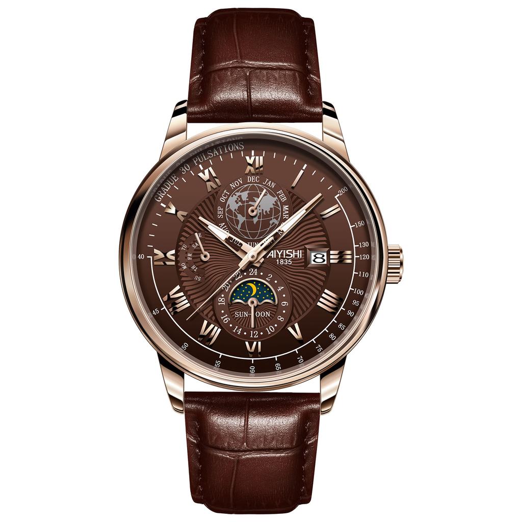 Ultra Slim-Quartz Wristwatches For Men's Classic Round Dial Quartz-Business Watch Waterproof Casual Quartzs Clock Watch For Male