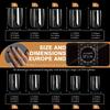 Clear Gel Nail Tips DIY Nail Extensions Transparent False Nails Art Decoration Long-Lasting Perfect for DIY Nail Art