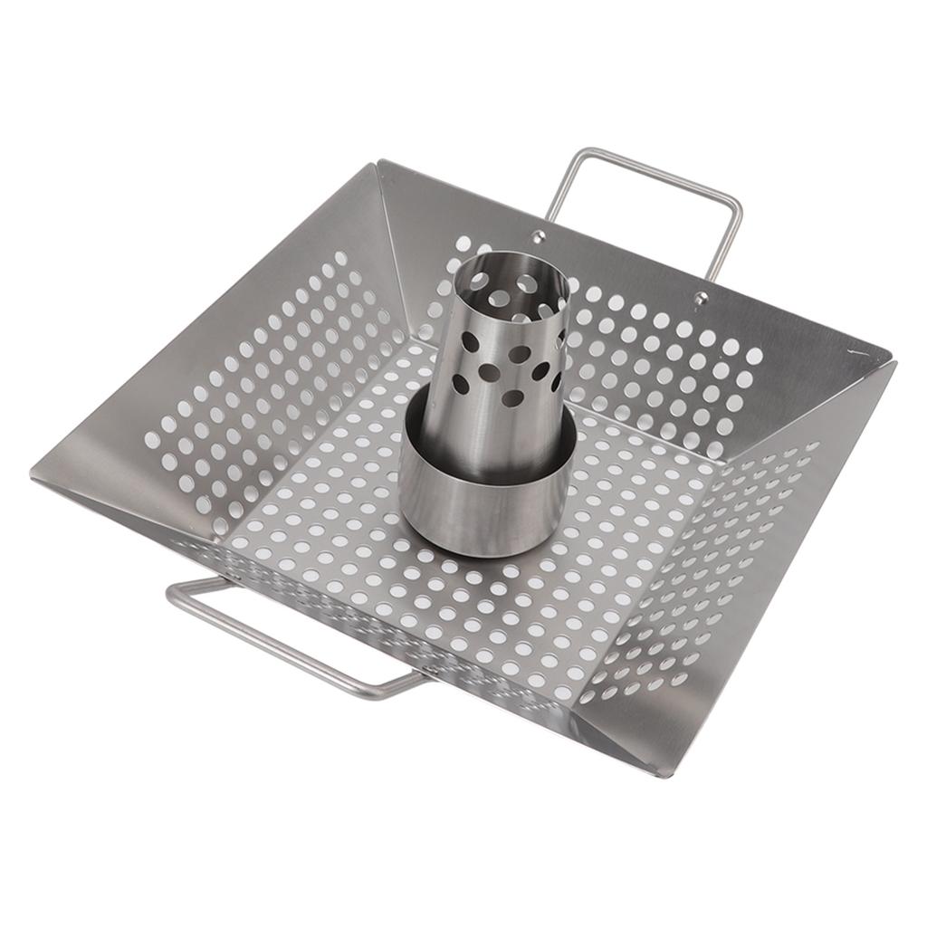 Beer Can Chicken Pan Food Grade Stainless Steel Beer Can Chicken Roaster Stand Holder with 2 Handle