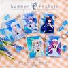 Summer Pockets Trading Glitter Box of 5 Keychains,