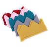 Unisex Candy Color Crown Knitted Hat and Headband for All Ages