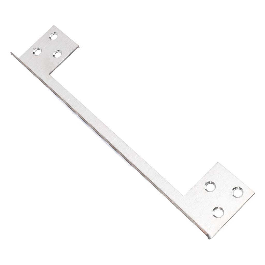 Door Latch Guard Plate Outswing Door Security Protector Stainless Steel Door Latch Guard L Shaped Door Reinforcement