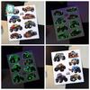 Ricaron 2025 Waterproof Luminous Racing Motorcycle & Car Tattoo Stickers
