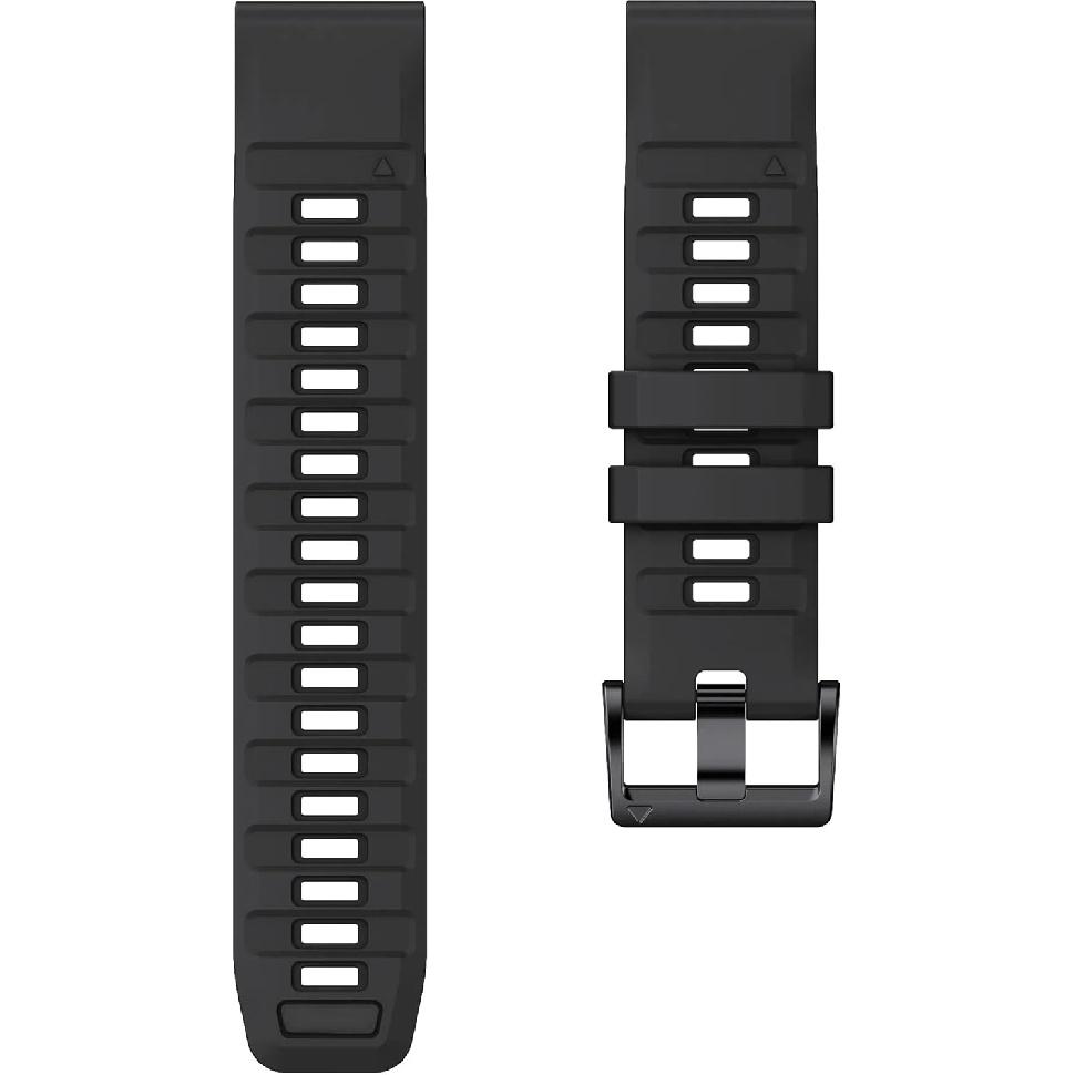 26mm Watch Band for Garmin Fenix 8 51mm/Fenix 6X/Fenix 7X,Quickfit Silicone Bands for Garmin Fenix 5X/Fenix 5X Plus/Fenix 7X Pro/Fenix 6X Pro/Fenix