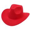 Simple Children'S Top Hat Bare Cowboy Hat Performance Jazz Hat Children'S Felt Hat Dance Troupe Wool Hat