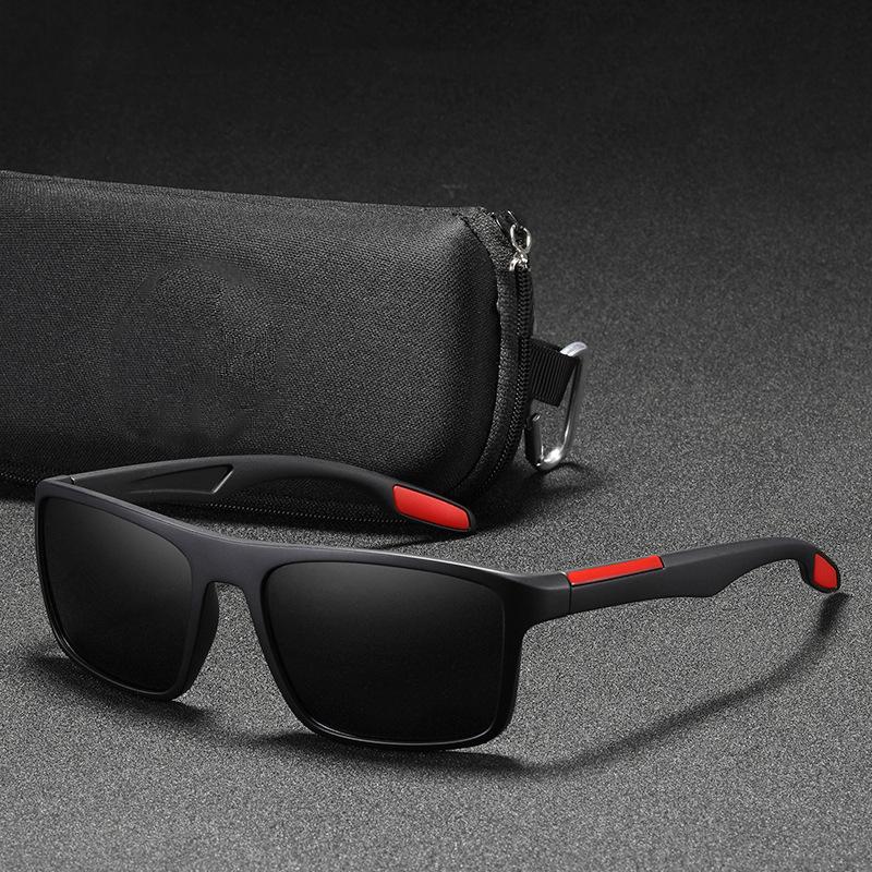 Outdoor Sunglasses Unisex Black Frame Men Women UV400 Driving Travel Sun Glasses Male Ultralight Anti-glare Goggles