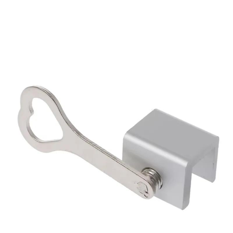 1PC Child Protection Baby Safety Adjustable Sliding Window Locks Stop Aluminum Alloy Security Lock With Keys Safety Window Lock