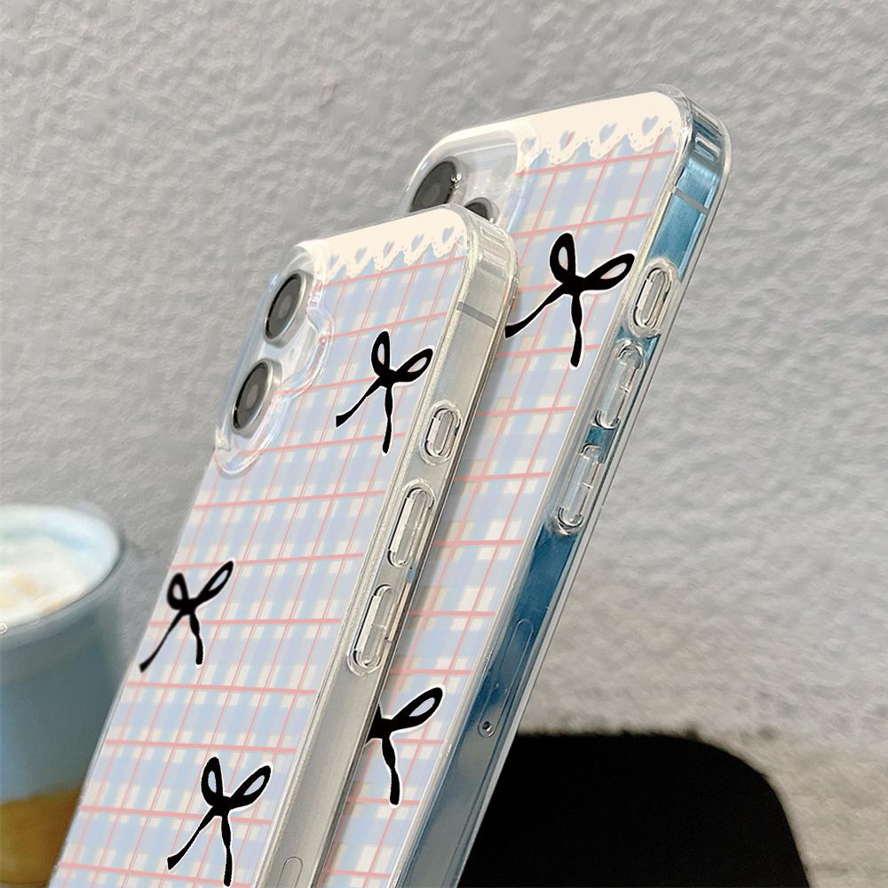 Painted Phone Case for iPhone 12 13 15 16 iPhone 16 12 13 14 15 Pro  14 15 16 Pro Max Coverage Shockproof Anti-Fingerprint Fresh Style Protective Case