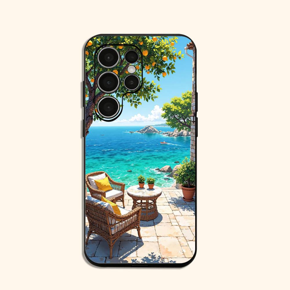 

Силиконовый чехол Sunny Life для Samsung Galaxy S 24,22,20,23,21,20 Ultra Plus Lite 5G с принтом Samsung S24ULTRA