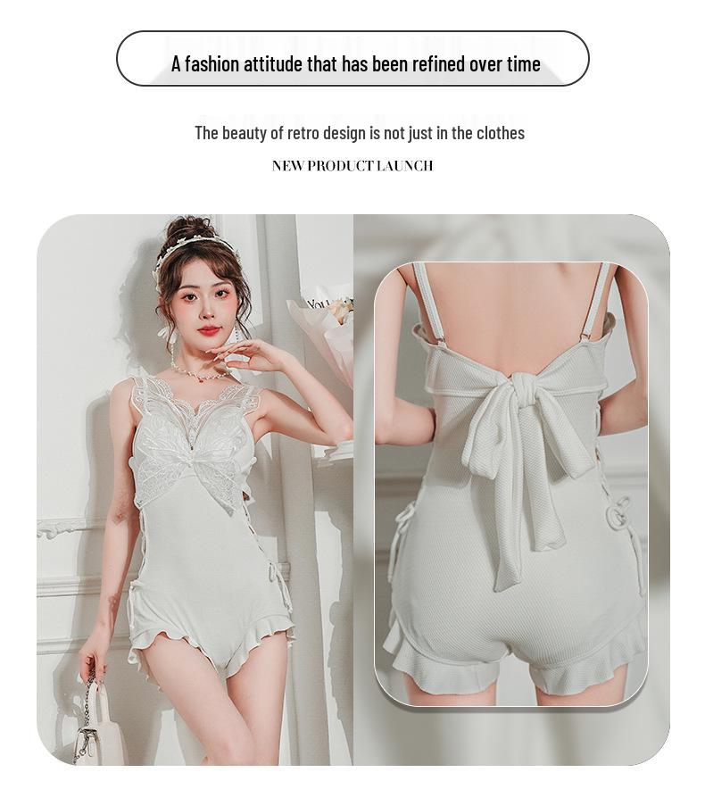 Bañador Sexy Korean Push-Up 2025: Traje de baño de una pieza con soporte de acero para mujer, adelgazante, cubre abdomen
