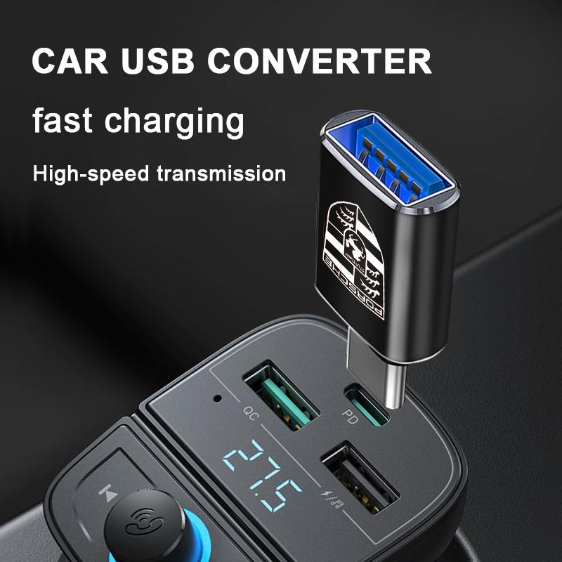 Car Usb Type C Cable Converter Charging Adapter Car Accessories For Porsche Boxster Cayenne Panamera Macan Cayman 911 918 996 917 991