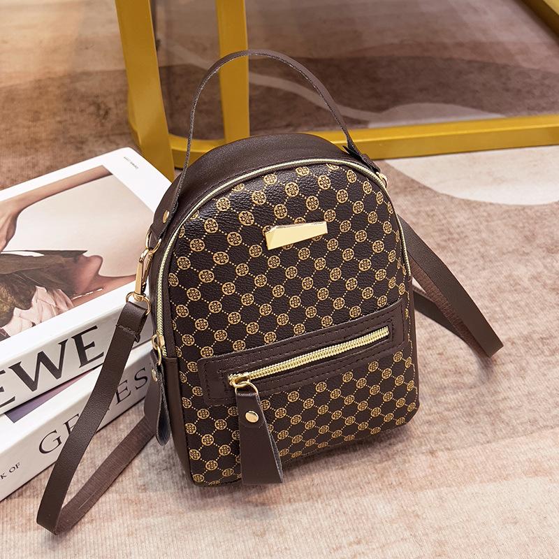 Printed Simple Backpack Fashionable Backpack Women's Bag Fresh and Sweet Student Schoolbag Handbag One Piece