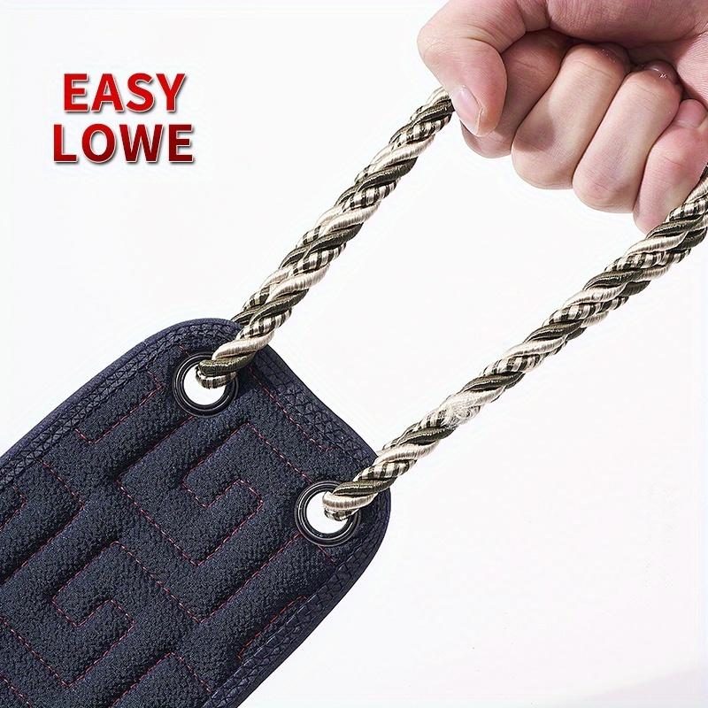 Exfoliating Back Scrub Towel with Long Rope Handles - Unisex Shower Tool for Deep Clean & Smooth Lightweight & Easy to Use in Shower or Bath