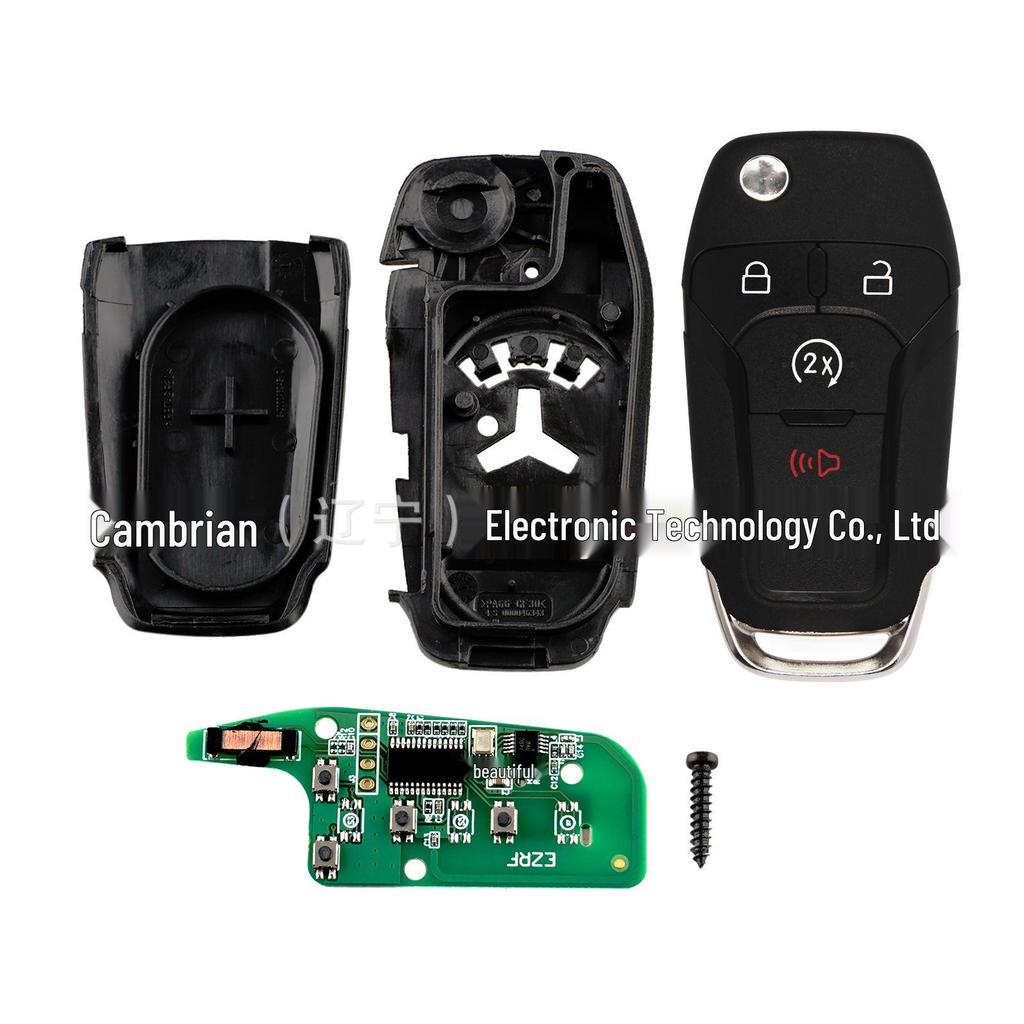 Compatible 4-Button Remote for Ford Mustang, F-150, F-250, F-350 Key (N5F-A08TDA)
