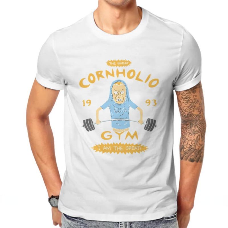 T-shirt Kawaii Beavis and Butthead Novità Divertenti Grafiche Cartoon T-shirt Uomo Abbigliamento Casual Estate Uomo T-shirt Oversize