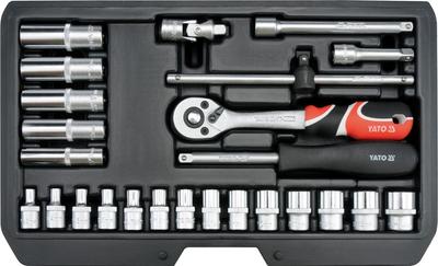 Tool Set 1/4"""" Set of 25 Pcs YT-14461 YATO