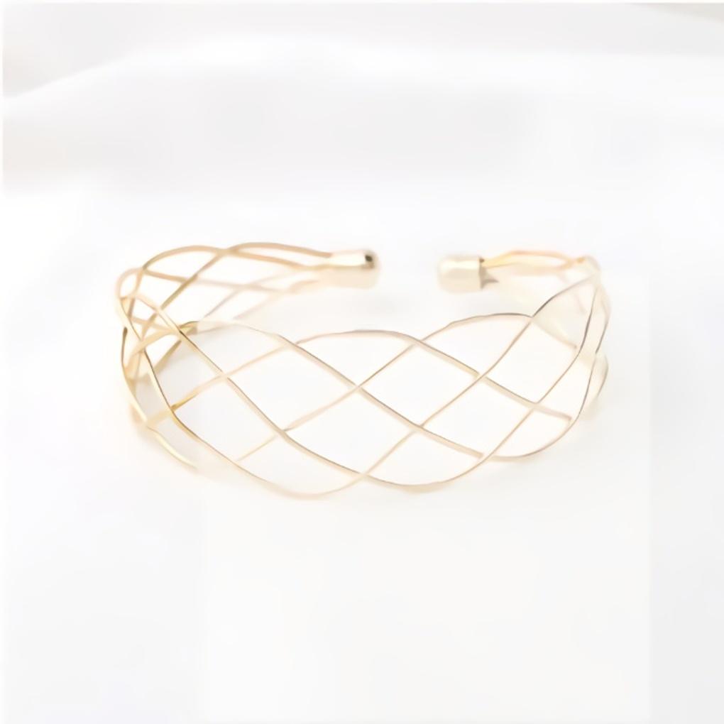 

Surgical Steel Bangle Bracelet Couple Chain Honeybee pink gold