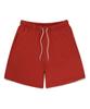 Gainsboro Sweat Shorts_Red