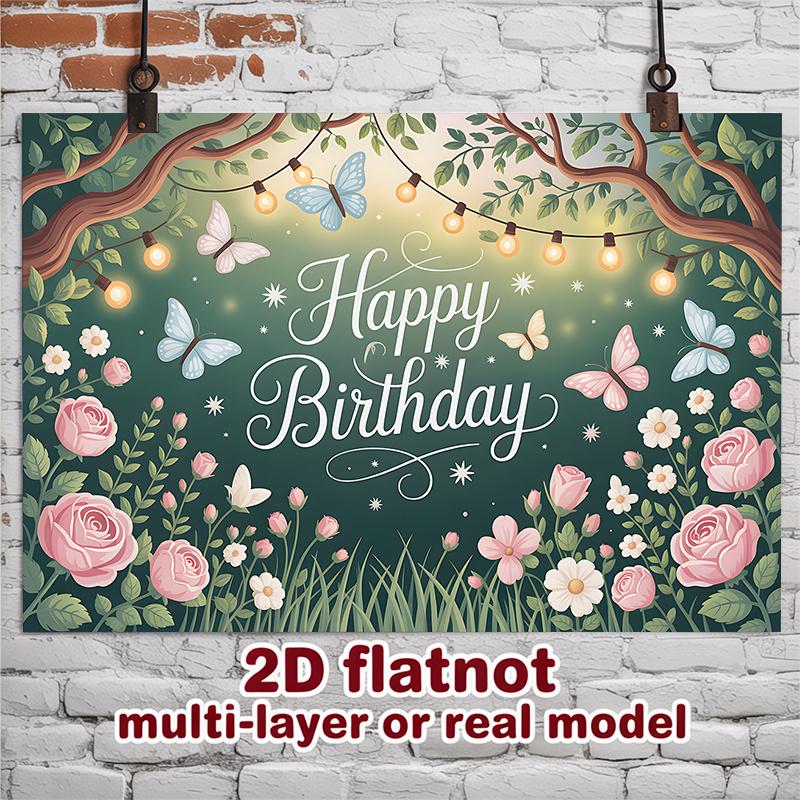 Party Backdrop Multicolor Photo Booth Background Wall Decor