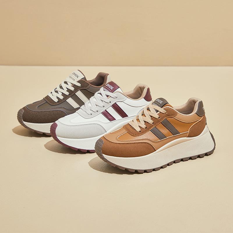 Forrest Gump Shoes for Women's Trendy Spring New Style Height-enhancing Students' Running Sports Casual Shoes Street Photography