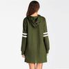 Women Long Sleeve Hoodie Casual Long Sweatshirt Jumper Pullover Dress