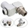 360 Degree Swivel Air Hose Connector Adapter 1/4 Inch Air Tool Swivel Fitting Pneumatic Part For Air Compressor