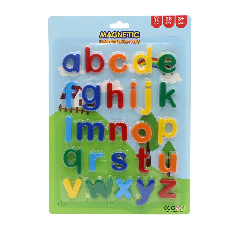 Best-Selling Eco-friendly Multicolor Magnetic Letter Stickers: Educational Toy for Kids - Fridge & Puzzle Play