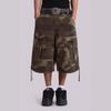 Unisex Camouflage Multi Pocket Cargo Pants Loose Casual Shorts Women Men Pants