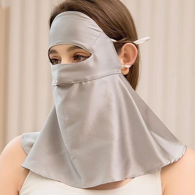 

High-Quality Silk UV Protection Full Face & Neck Sun Mask