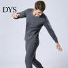 Comfortable Underwear Set Men Thermal Long Johns Casual Two-piece Outfit Winter Keep Warm Sleeve Top And Pants for Cold Weather Trendy Loungewear