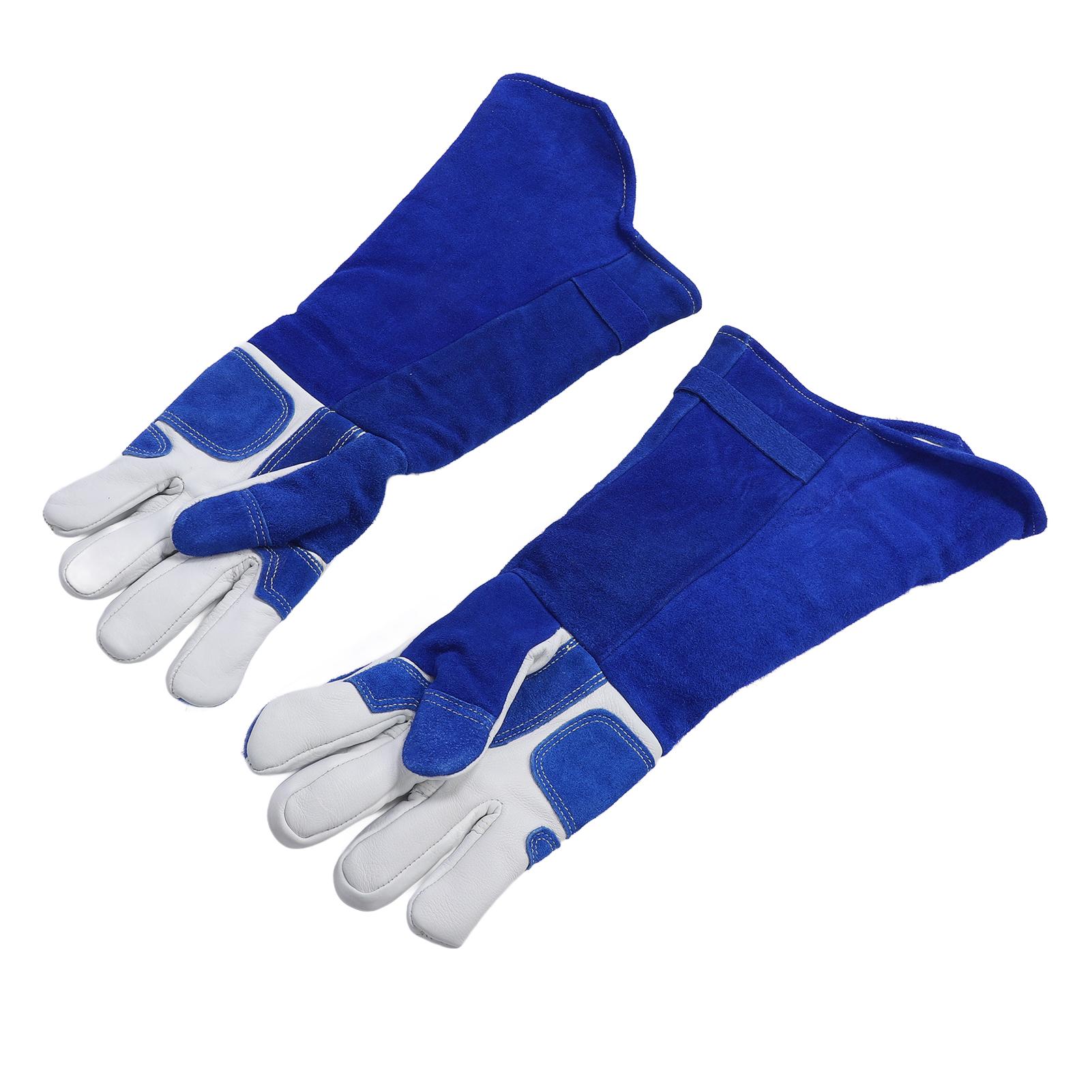 Animal Handling Gloves Thickened Lengthen Insulated Anti Scratch Protective Gloves Cotton+PU