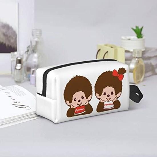 Rikana Monchhichi cosmetic pouch makeup stylish portable functional large capacity waterproof accessory storage lightweight business trip travel