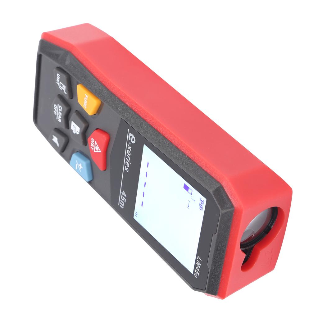 LM45e Infrared Laser Range Finder Portable Digital Distance Meter Area Volume Measurement