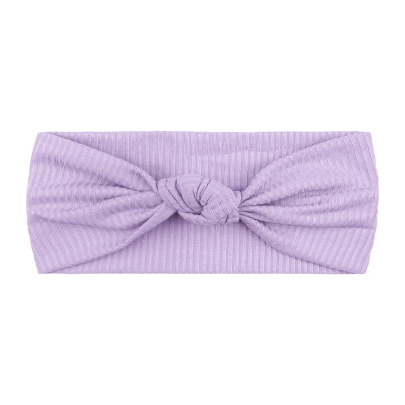 Knotted Elastic Children's Headband Cute Solid Color Pit Strip Baby Headband Four Seasons Thin Baby Headband
