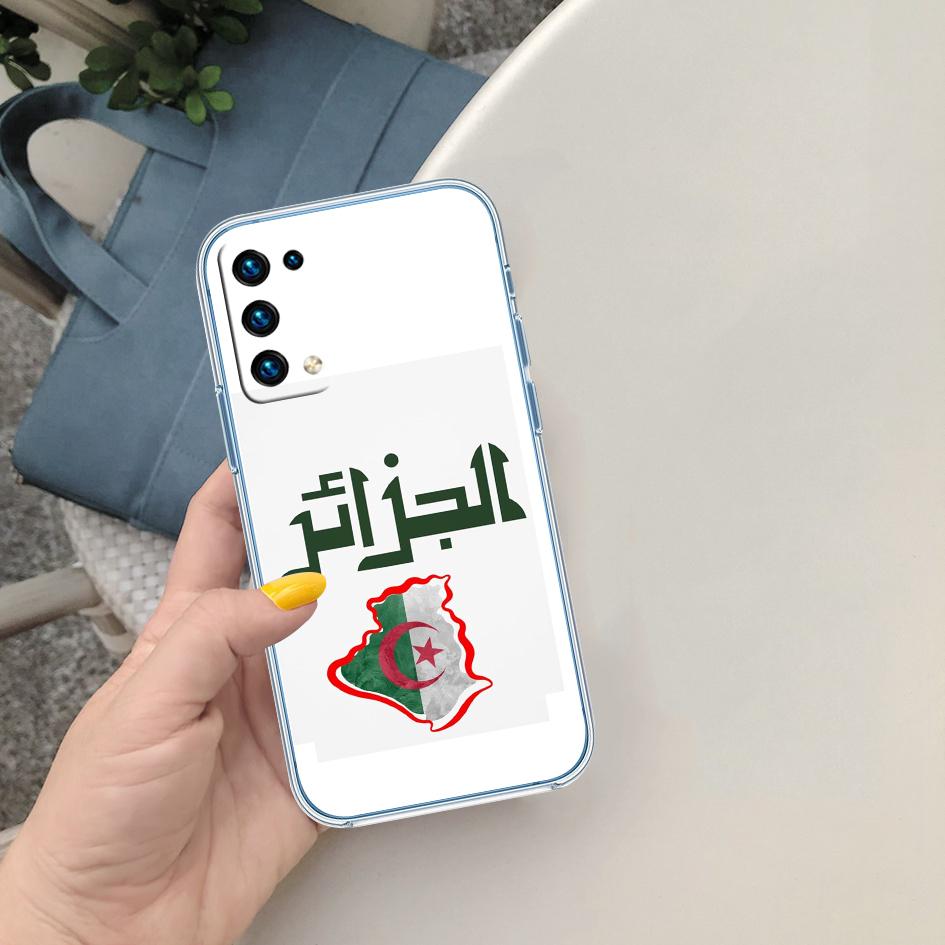 CJ2 Algerian Passport Flag Soft Shell Transparent Phone Case for Motorola Moto G7 G8 G9 G84 G85 G73 G24 G15 Z2 Play Power Plus