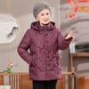 Elderly Women's Retro Winter Warm Cotton Padded Jacket