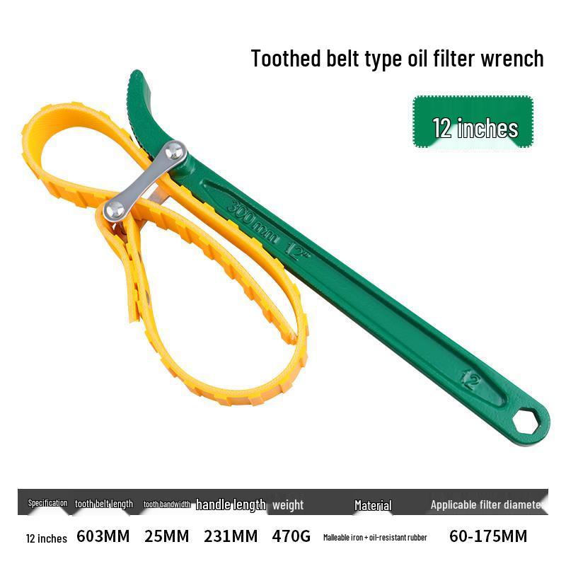 Universal Chain Belt Oil Filter Removal Tool